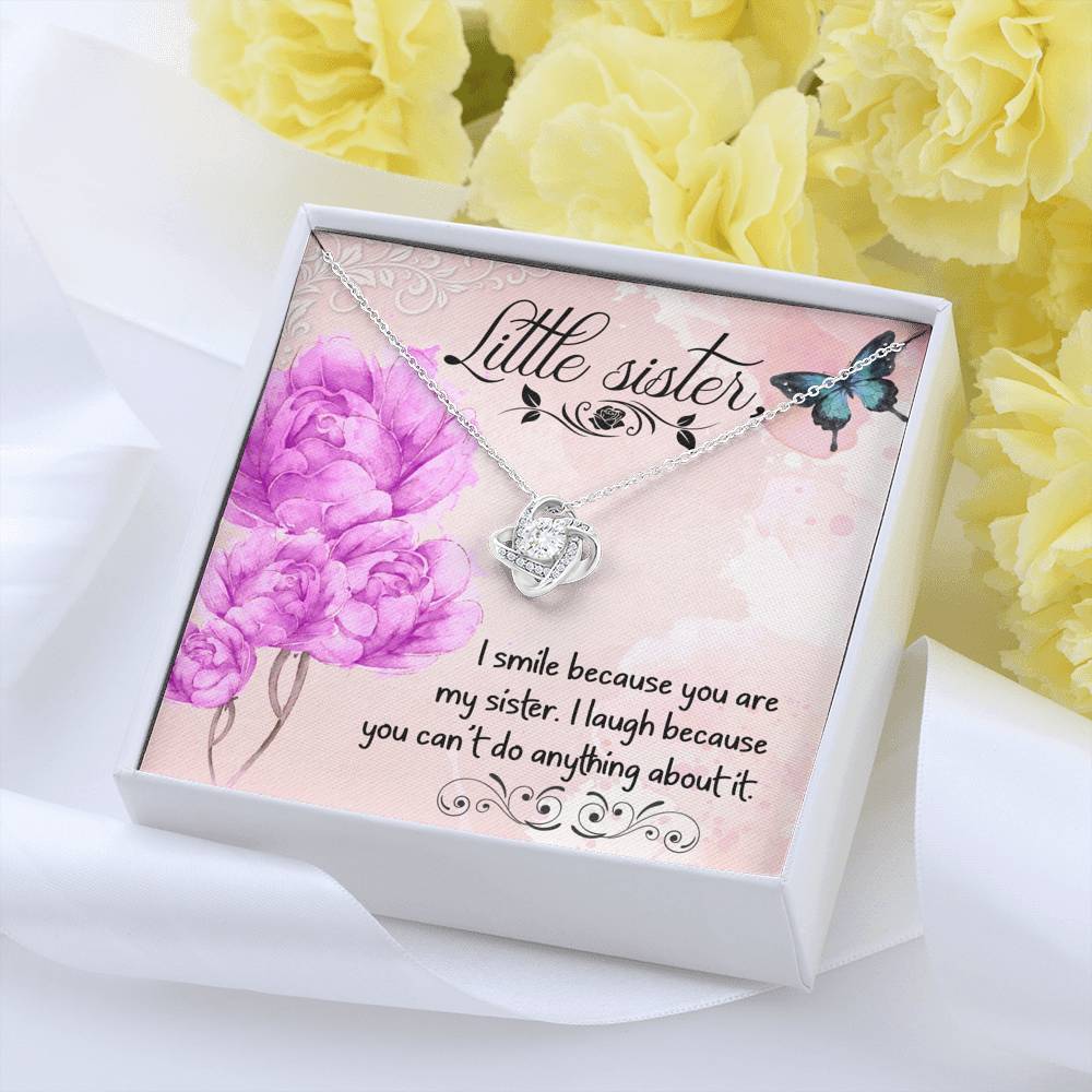 Gift for Sister Love Knot Necklace