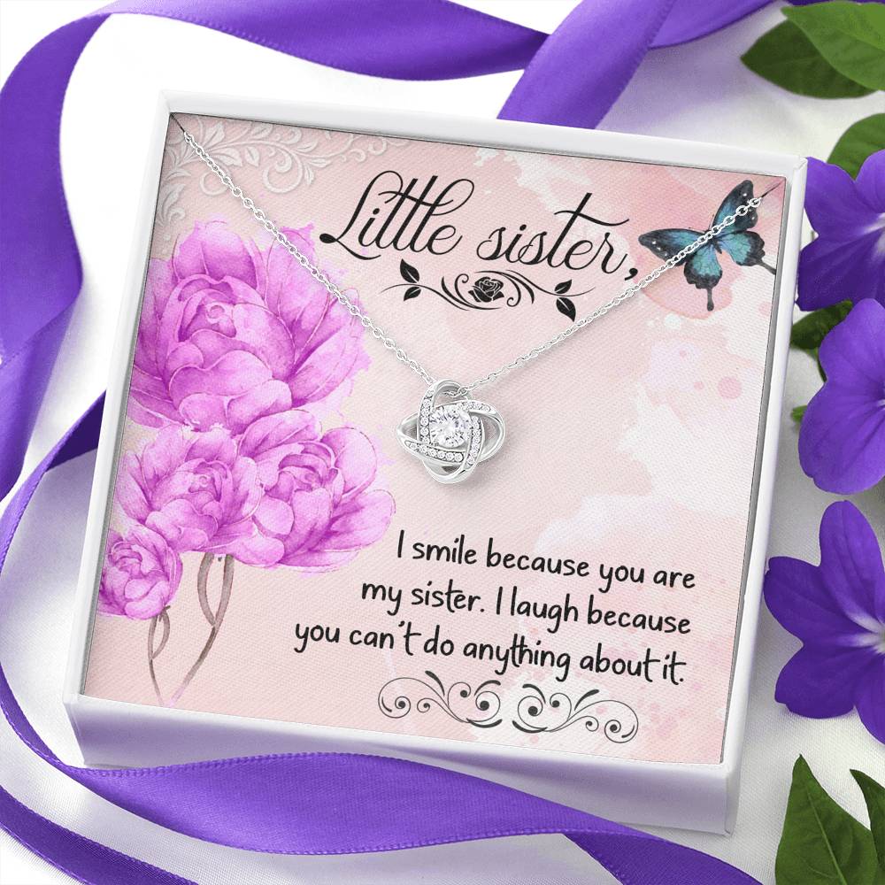Gift for Sister Love Knot Necklace