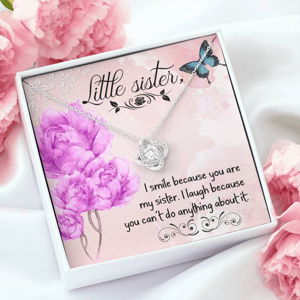 Gift for Sister Love Knot Necklace