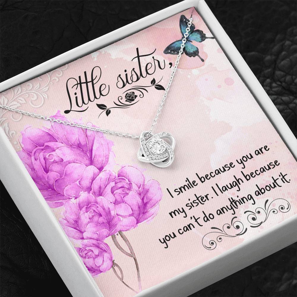 Gift for Sister Love Knot Necklace