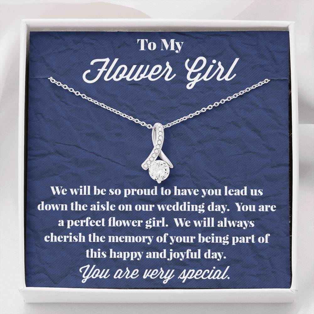 To My Flower Girl Alluring Beauty Necklace