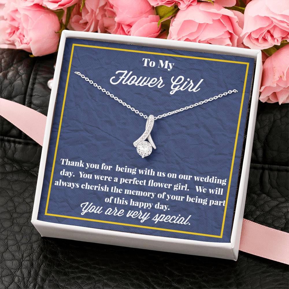 To My Flower Girl Alluring Beauty Necklace