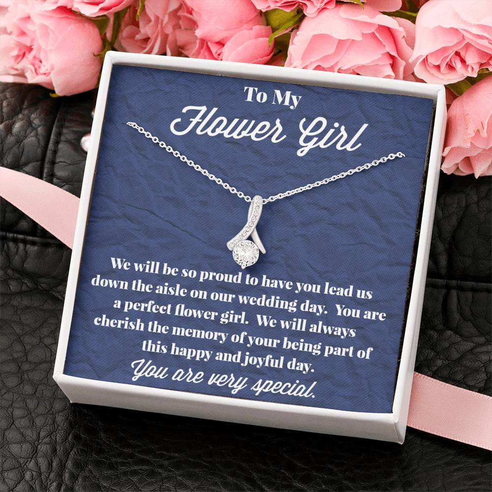 To My Flower Girl Alluring Beauty Necklace