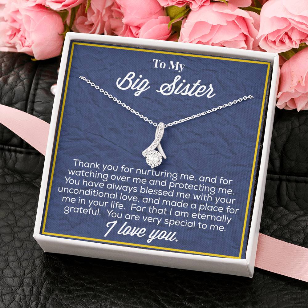 To My Big Sister Alluring Beauty Necklace