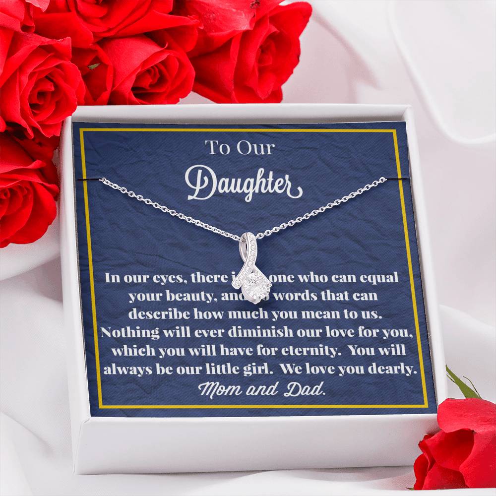 To Our Daughter Alluring Beauty Necklace