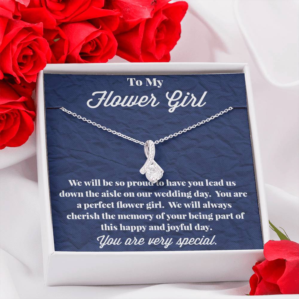 To My Flower Girl Alluring Beauty Necklace