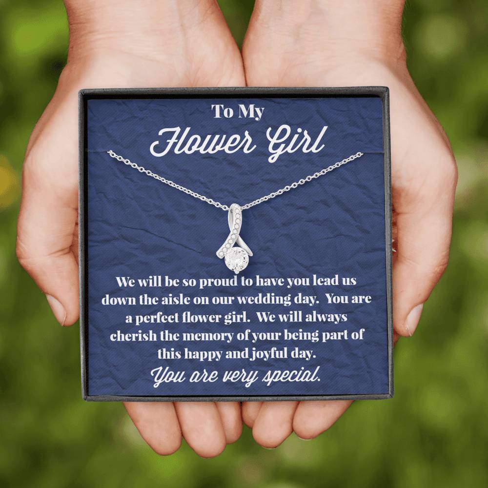 To My Flower Girl Alluring Beauty Necklace