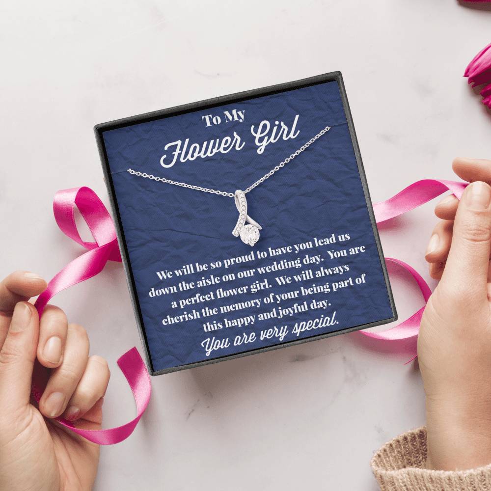 To My Flower Girl Alluring Beauty Necklace