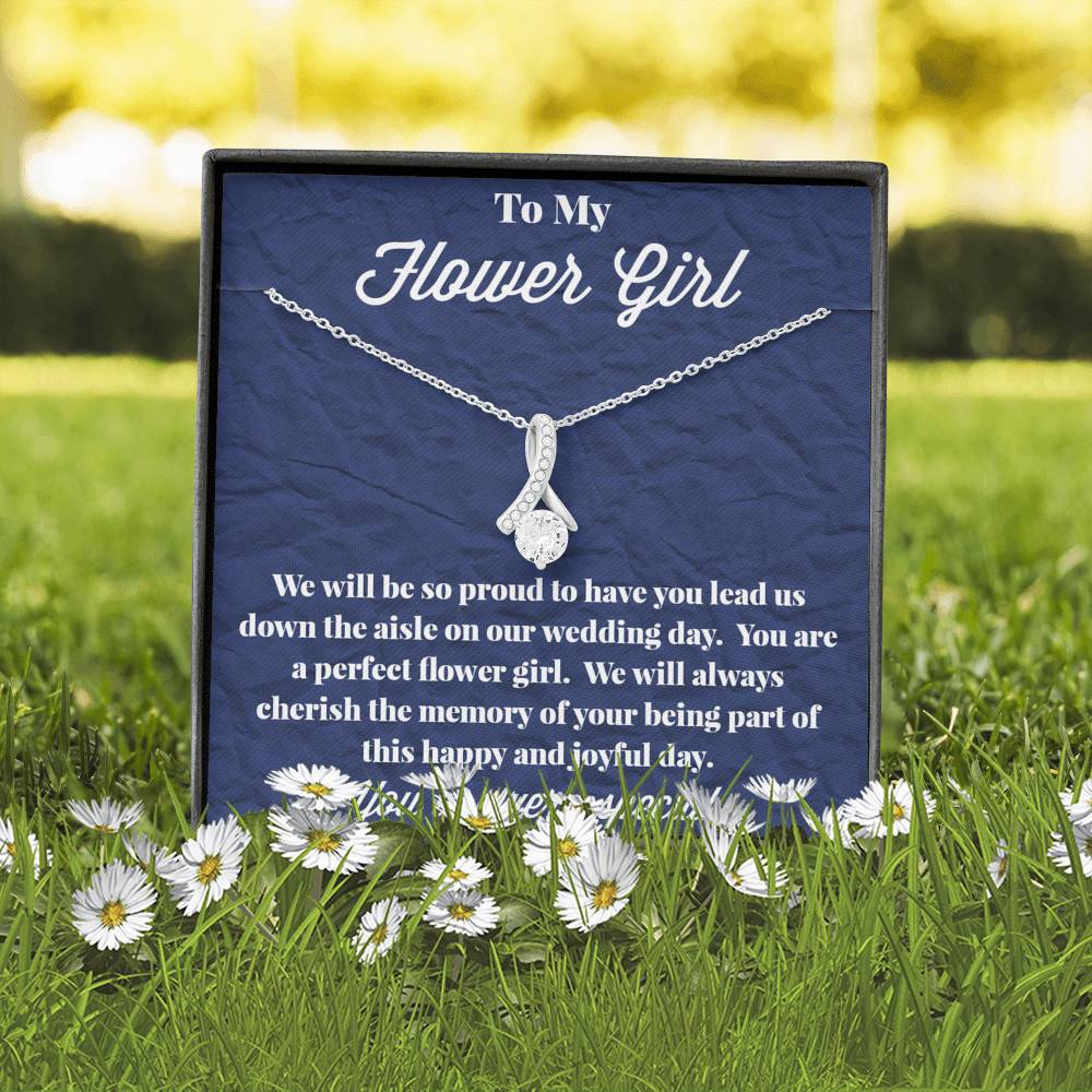 To My Flower Girl Alluring Beauty Necklace