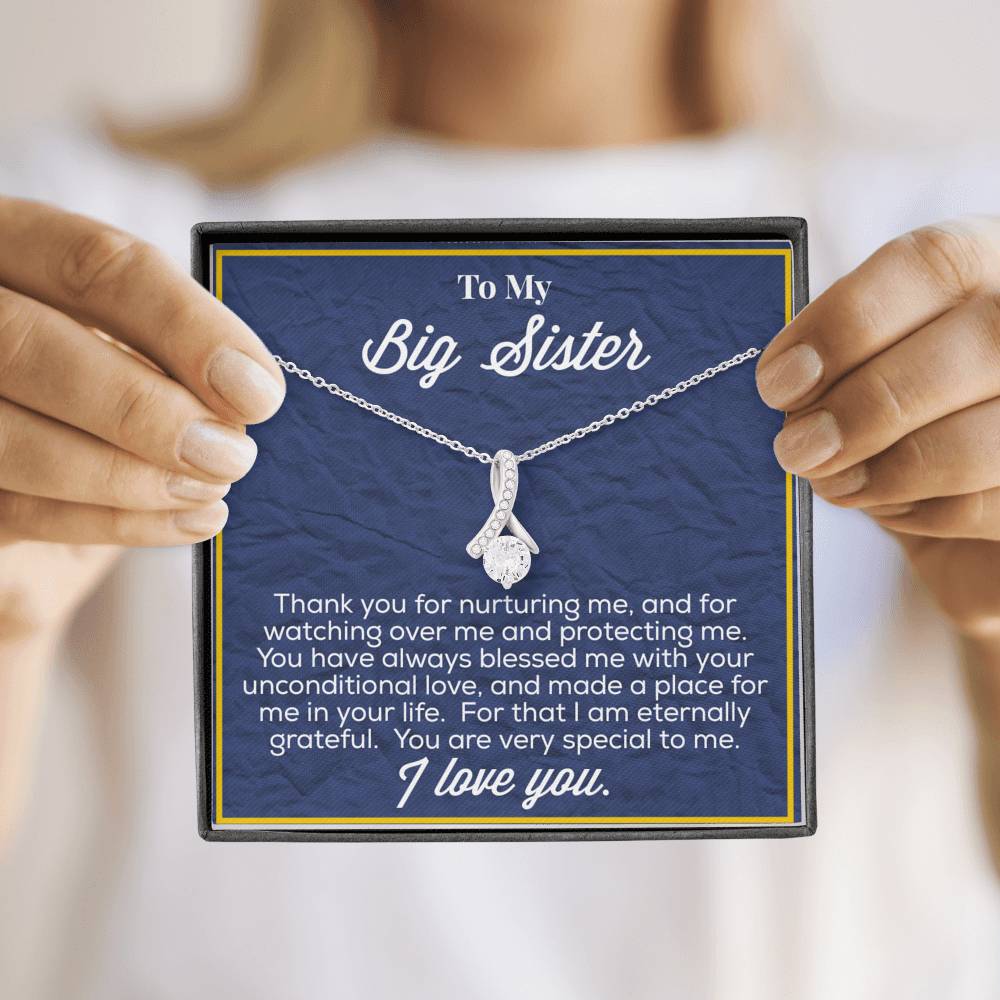 To My Big Sister Alluring Beauty Necklace