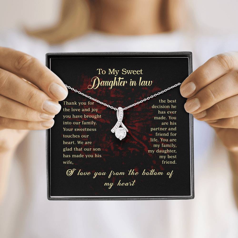 To My Sweet Daughter in Law