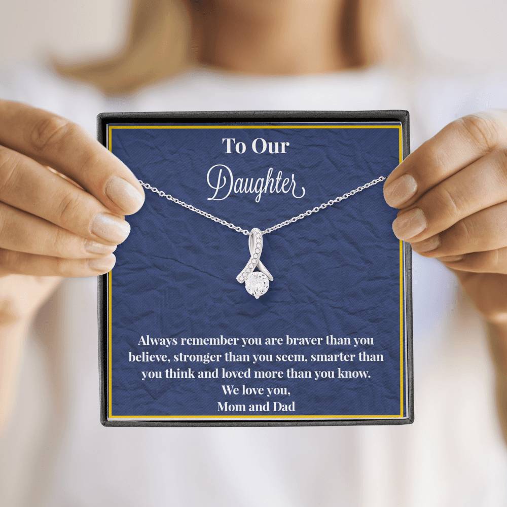 To Our Daughter Always Remember Alluring Beauty Necklace