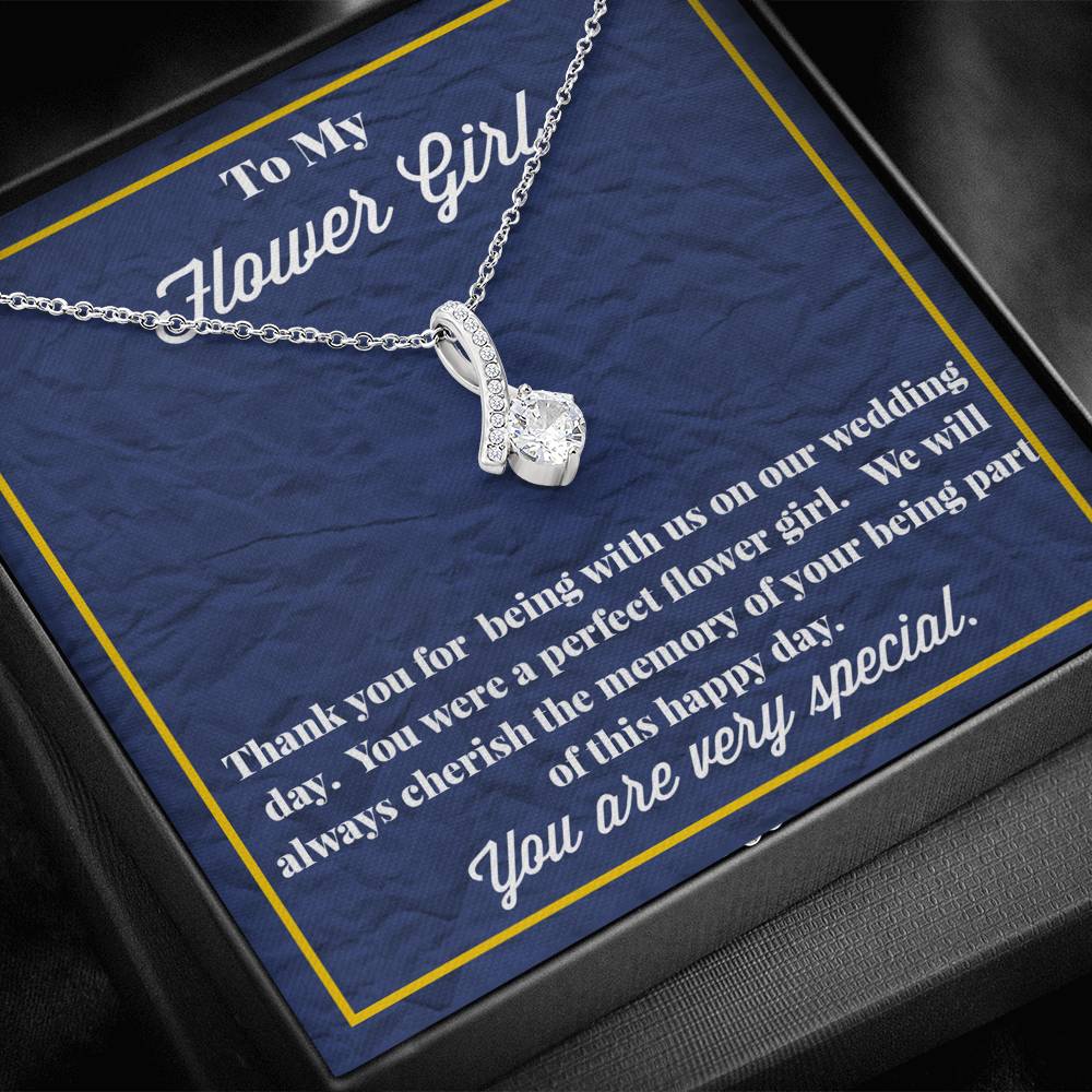 To My Flower Girl Alluring Beauty Necklace