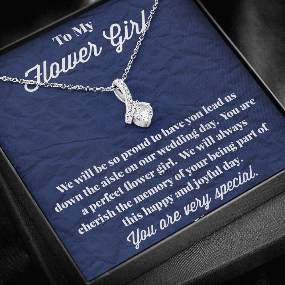 To My Flower Girl Alluring Beauty Necklace