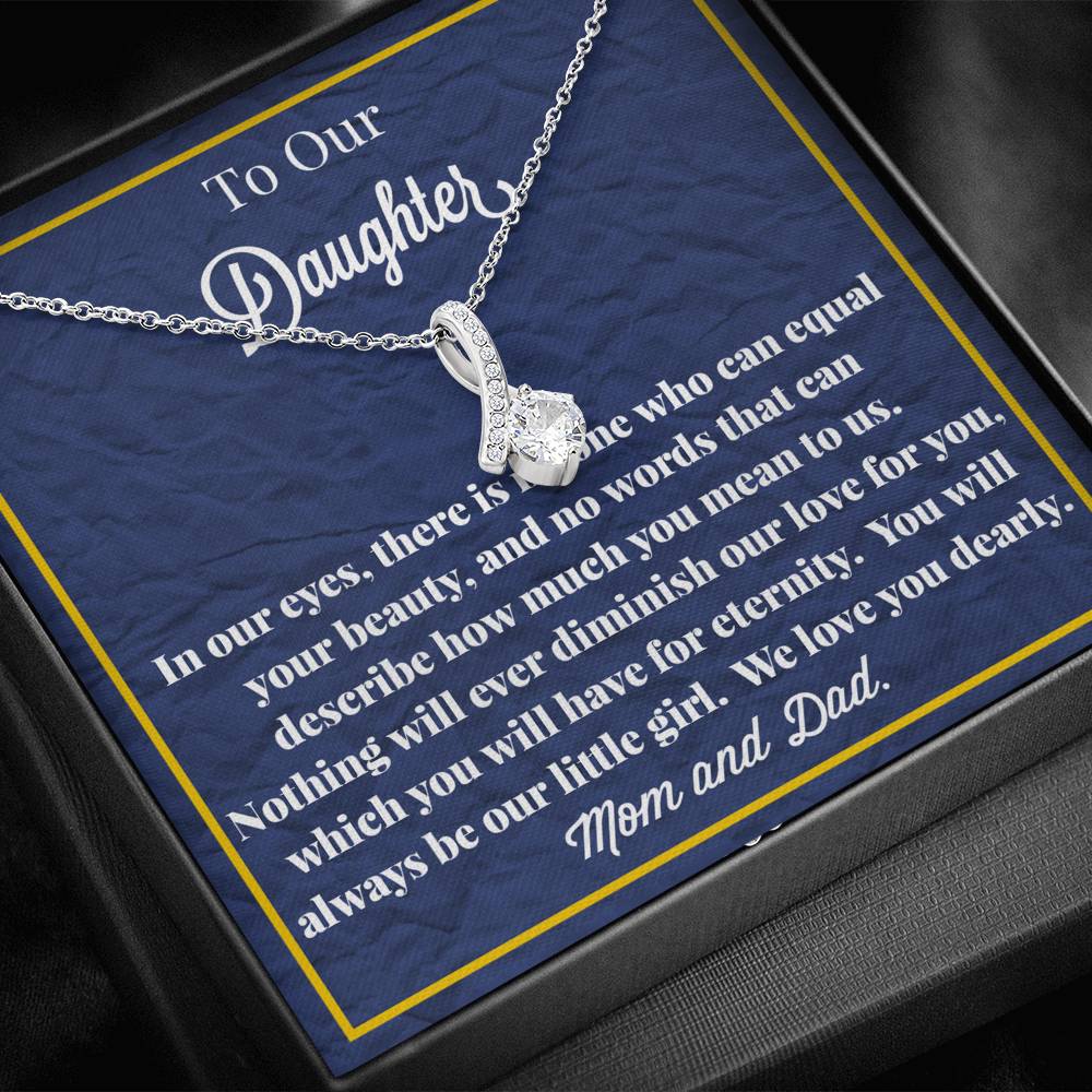 To Our Daughter Alluring Beauty Necklace