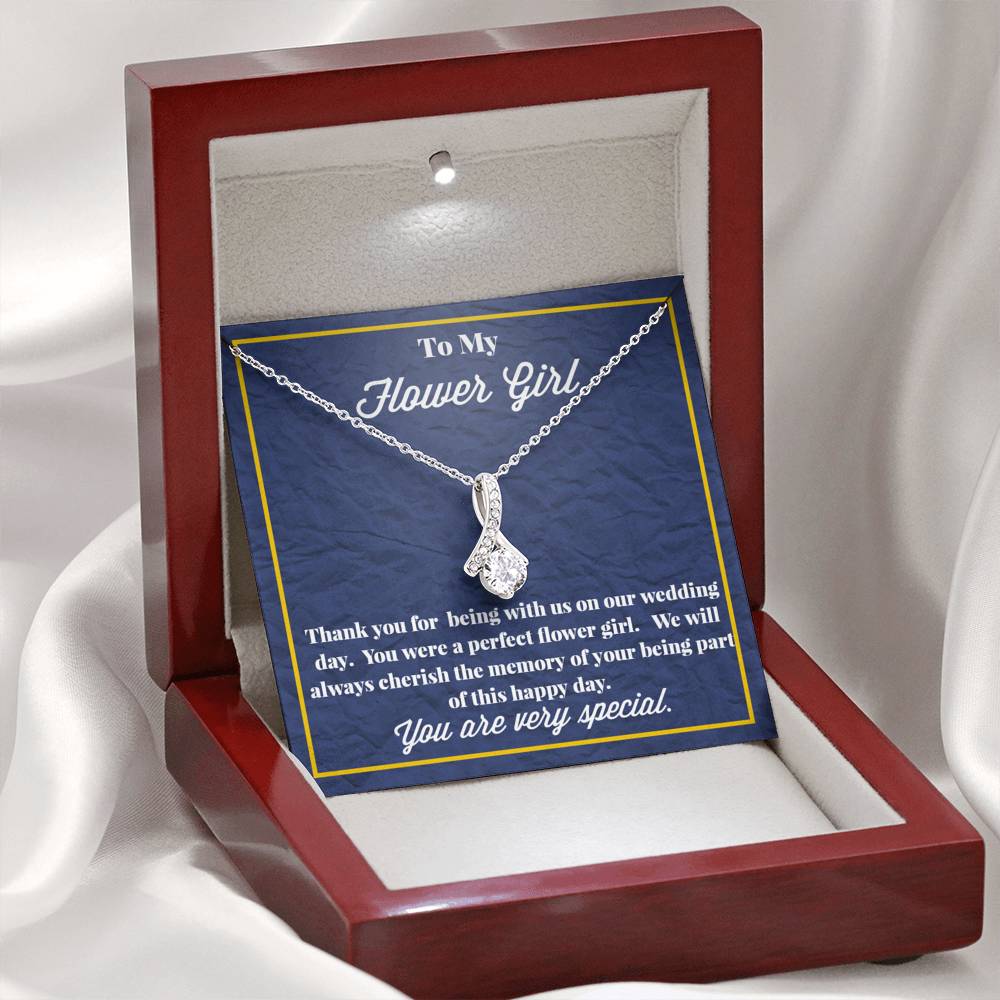To My Flower Girl Alluring Beauty Necklace