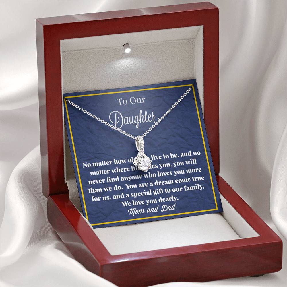 To Our Daughter Alluring Beauty Necklace