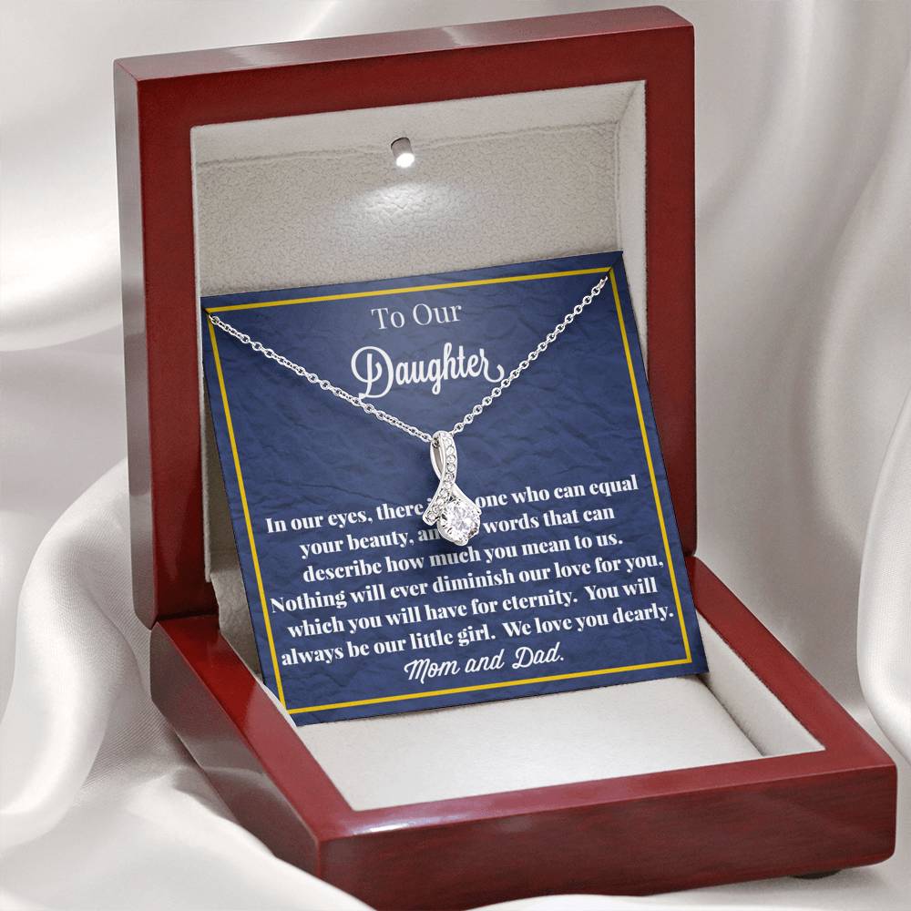 To Our Daughter Alluring Beauty Necklace