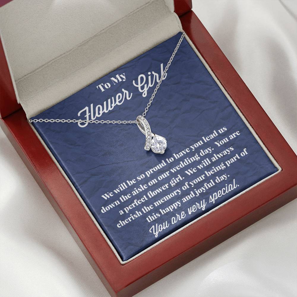 To My Flower Girl Alluring Beauty Necklace