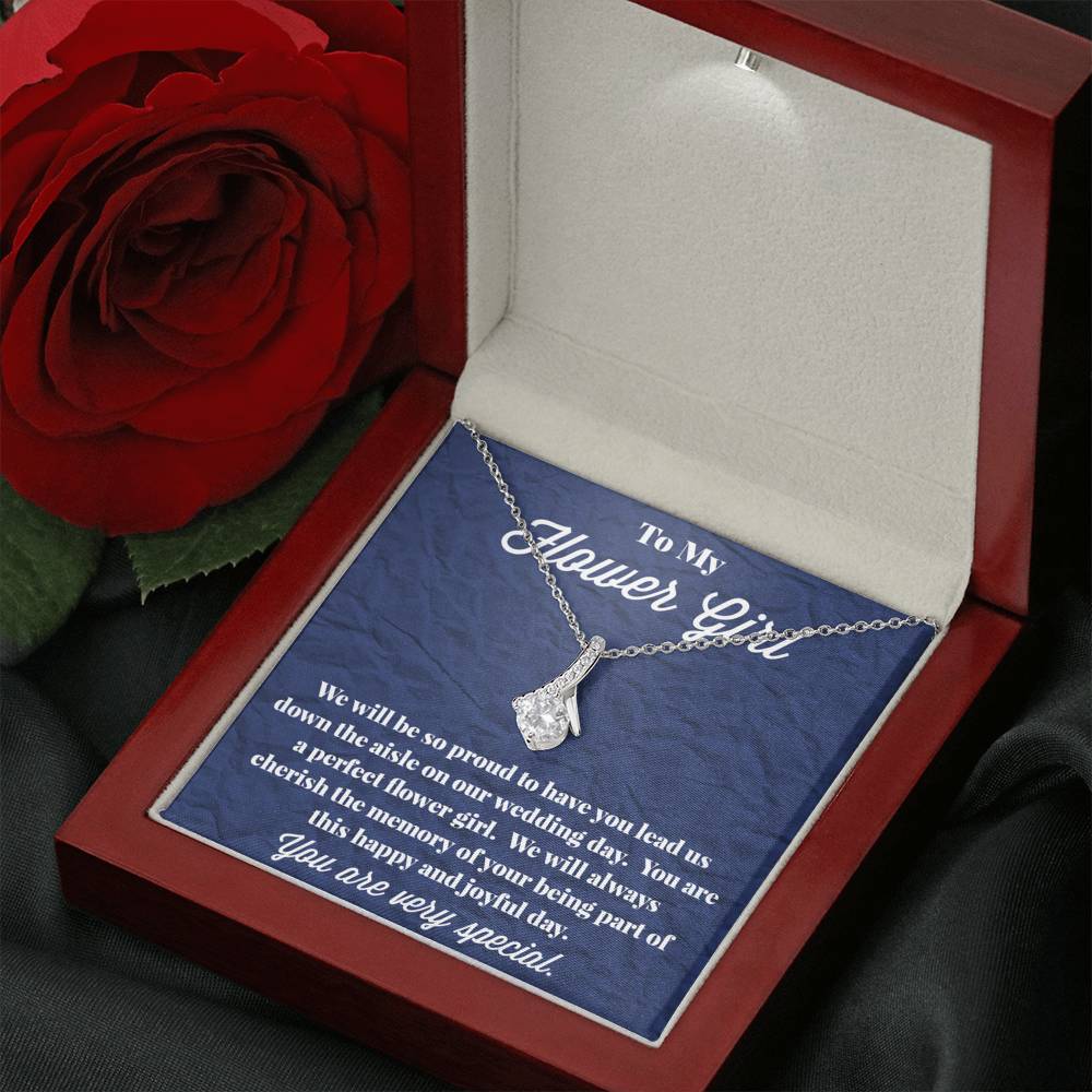 To My Flower Girl Alluring Beauty Necklace