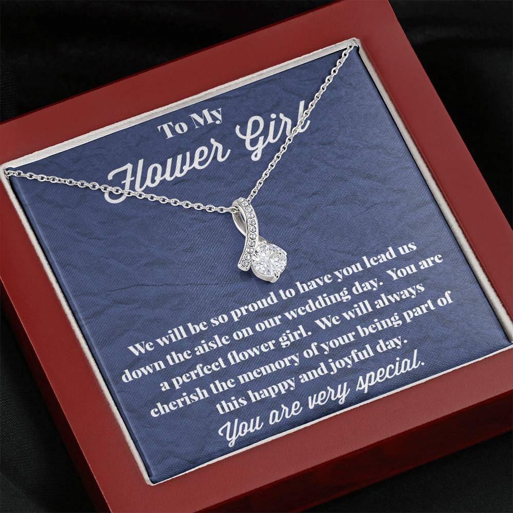 To My Flower Girl Alluring Beauty Necklace