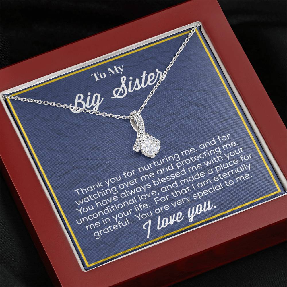 To My Big Sister Alluring Beauty Necklace