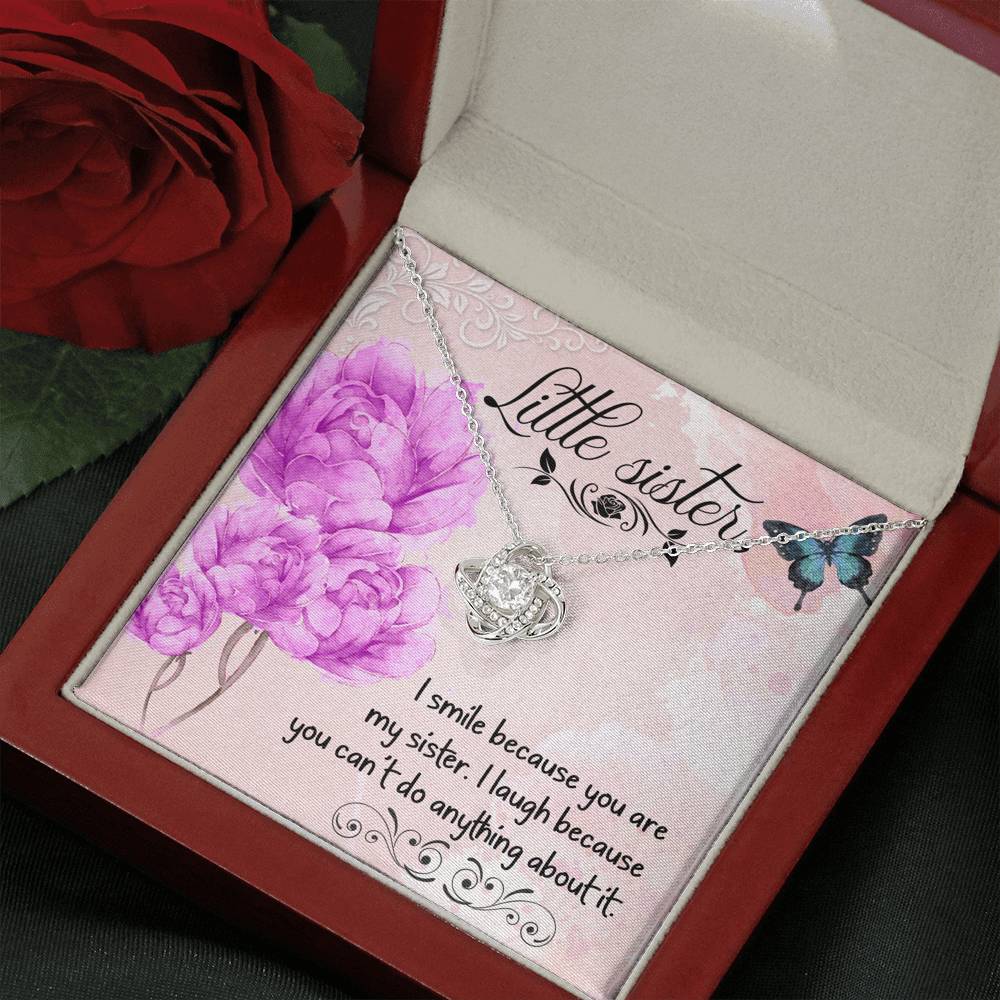Gift for Sister Love Knot Necklace