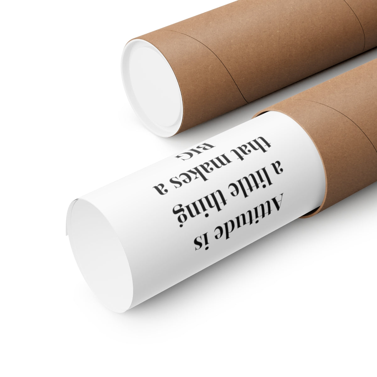 Winston Churchill Attitude Quote Premium Matte Vertical Poster