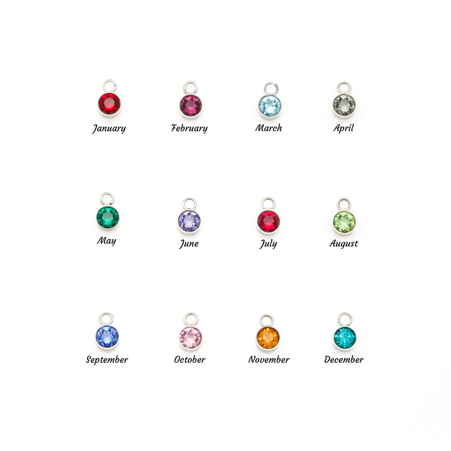 To My Daughter Birthstone Name Necklace, Gift for Daughter, Necklace for Daughter