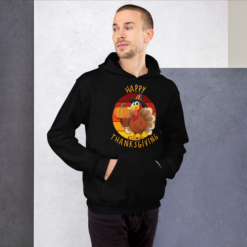 Happy Thanksgiving Hoodie - Thanksgiving Turkey Hoodie