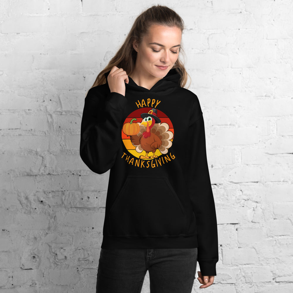 Happy Thanksgiving Hoodie - Thanksgiving Turkey Hoodie
