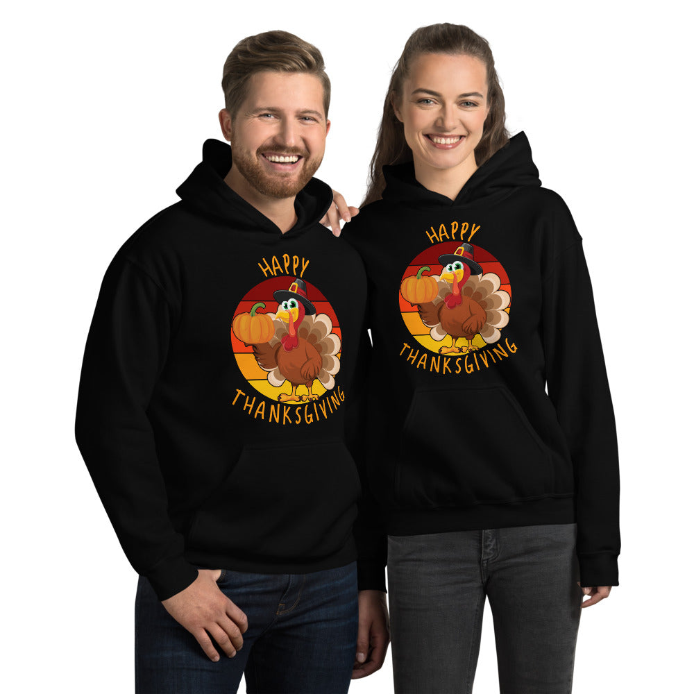 Happy Thanksgiving Hoodie - Thanksgiving Turkey Hoodie