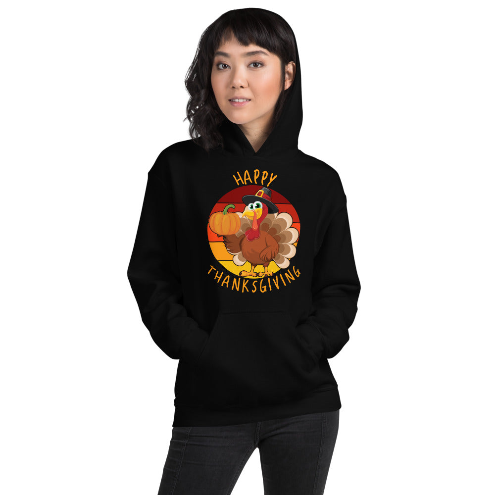 Happy Thanksgiving Hoodie - Thanksgiving Turkey Hoodie