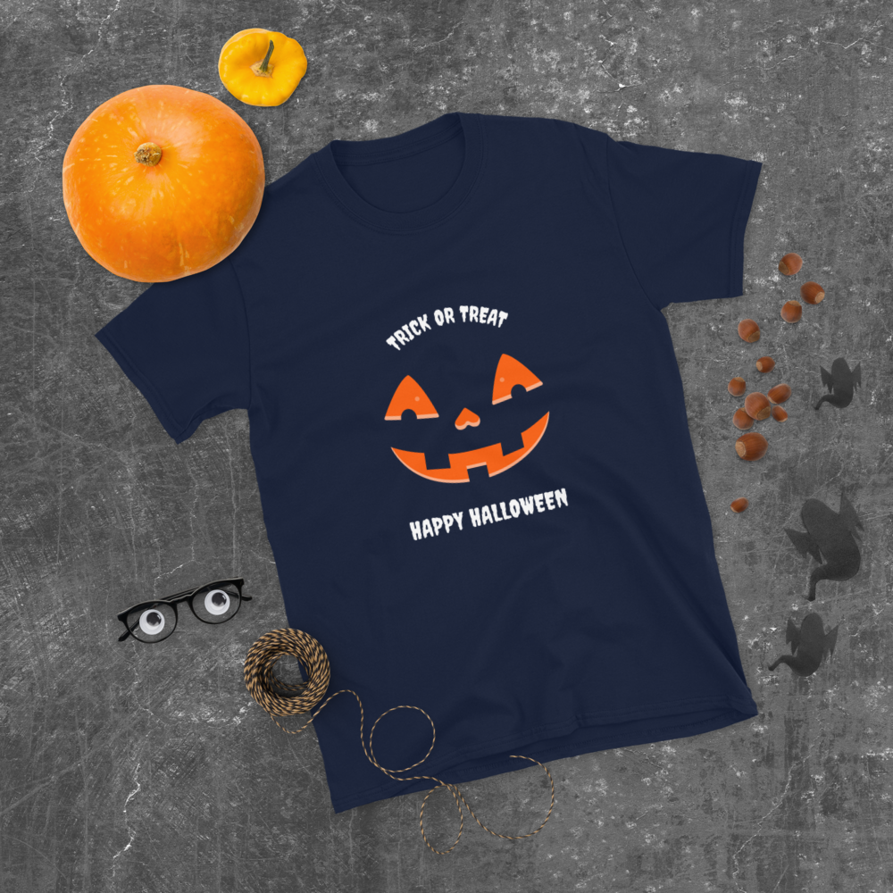 Halloween Pumpkin T-Shirt - Jack O Lantern Shirt - Trick Or Treat Pumpkin