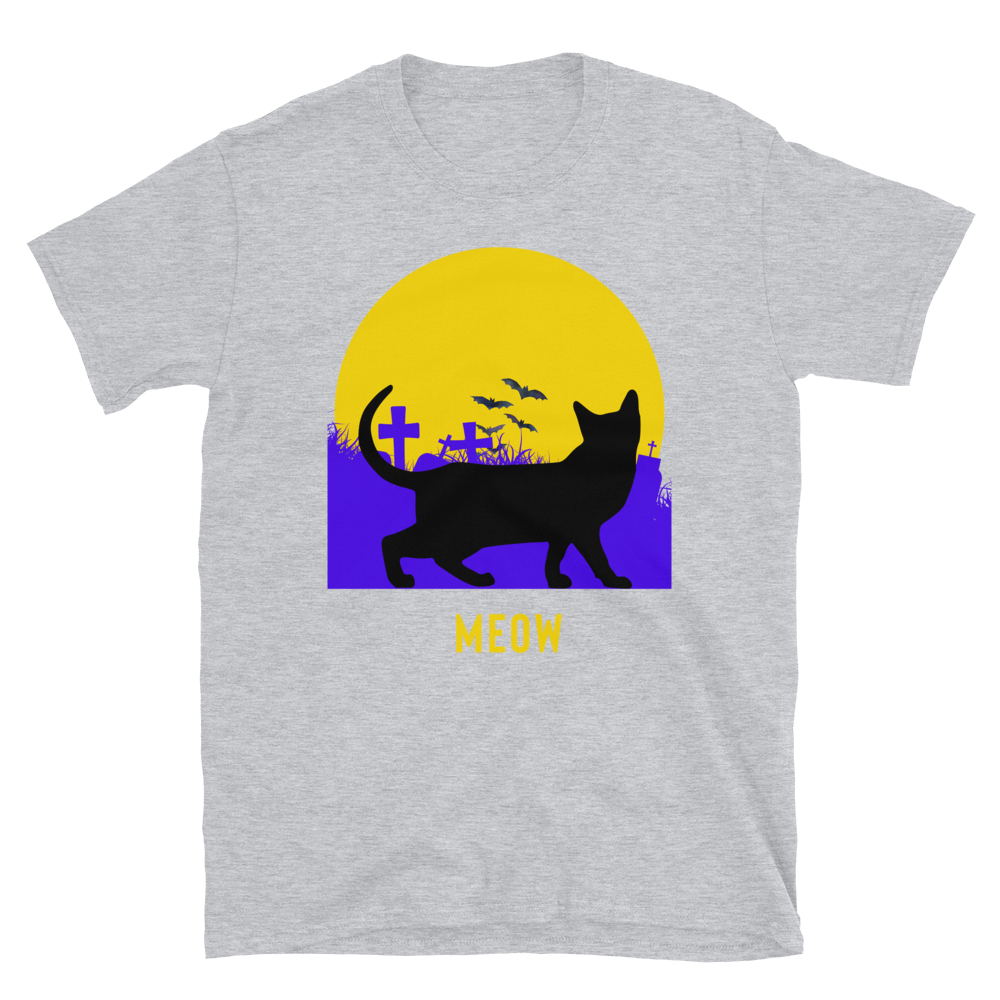 Halloween Trick Or Treat T-Shirt - Black Cat Shirt