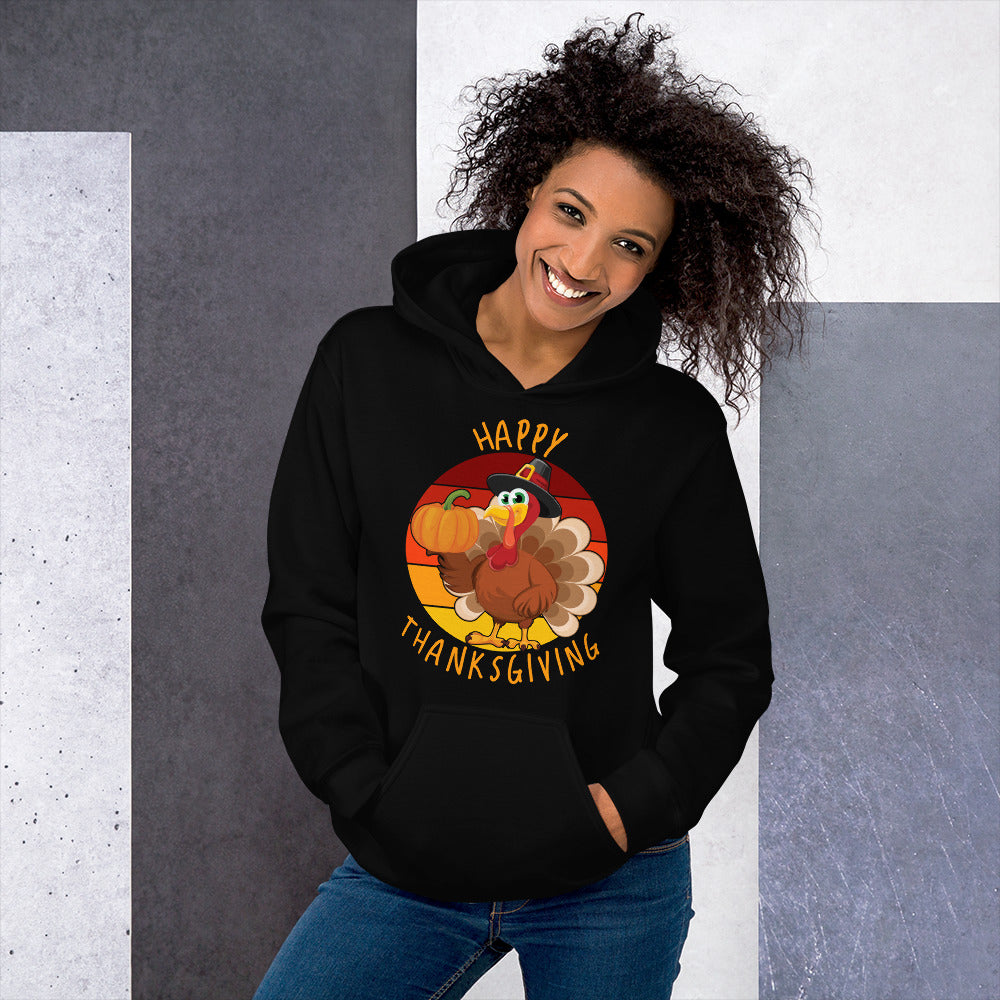 Happy Thanksgiving Hoodie - Thanksgiving Turkey Hoodie