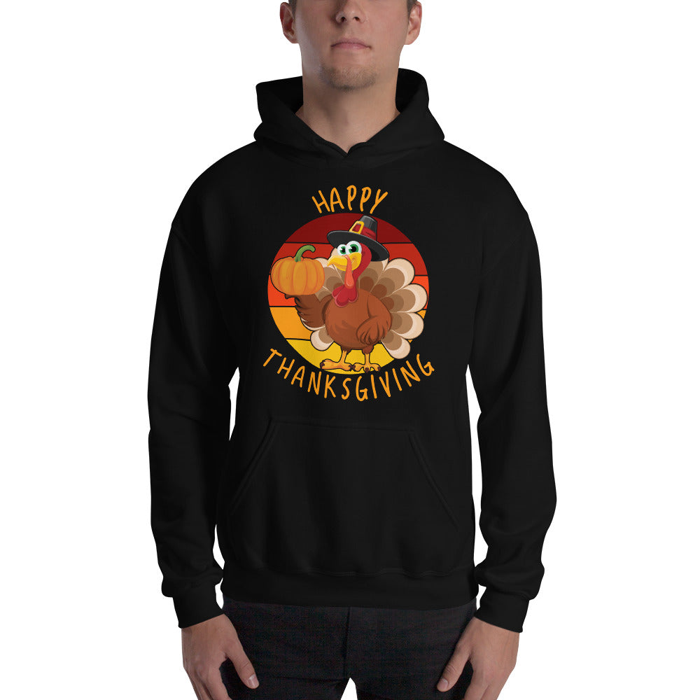 Happy Thanksgiving Hoodie - Thanksgiving Turkey Hoodie