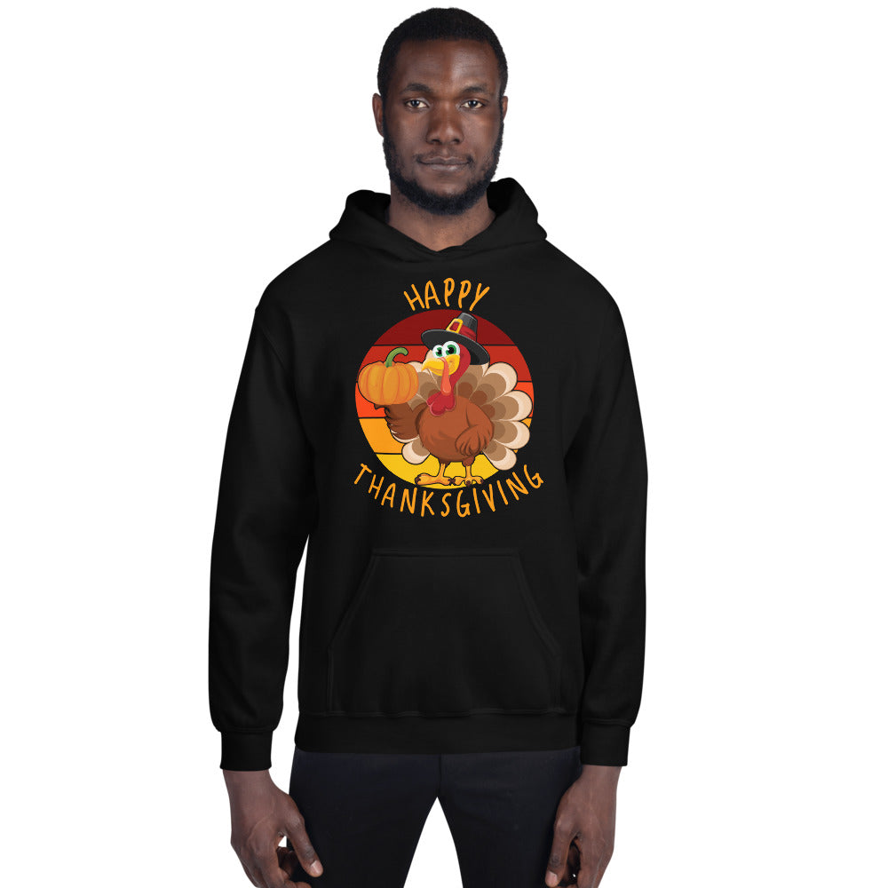Happy Thanksgiving Hoodie - Thanksgiving Turkey Hoodie