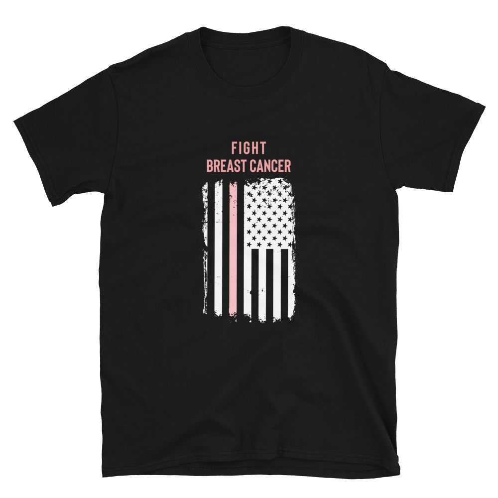 Breast Cancer Awareness Short-Sleeve Unisex T-Shirt - Fight Breast Cancer