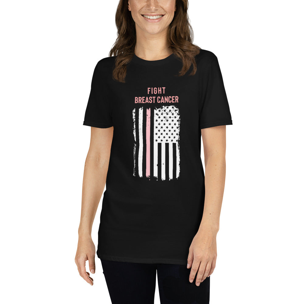 Breast Cancer Awareness Short-Sleeve Unisex T-Shirt - Fight Breast Cancer