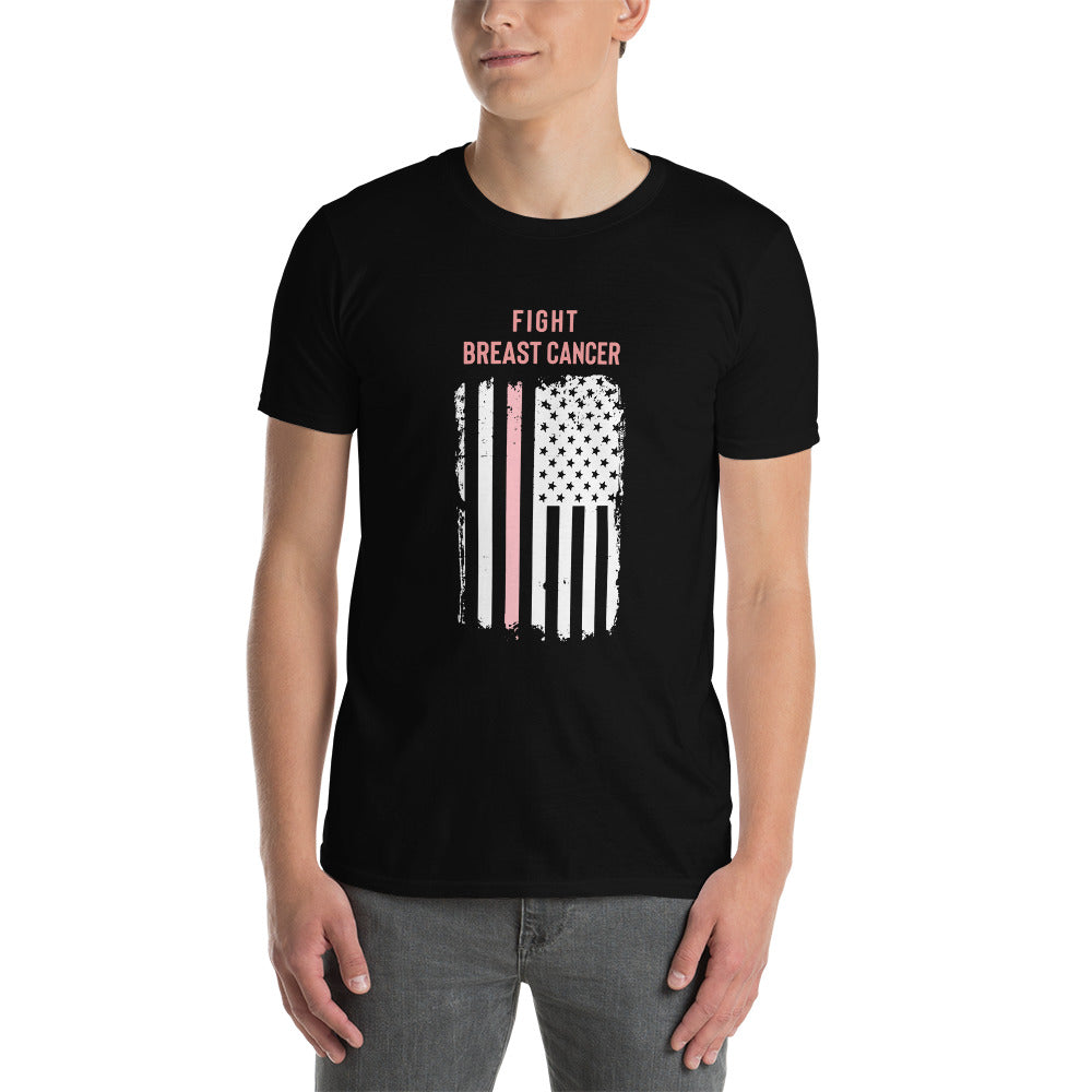 Breast Cancer Awareness Short-Sleeve Unisex T-Shirt - Fight Breast Cancer