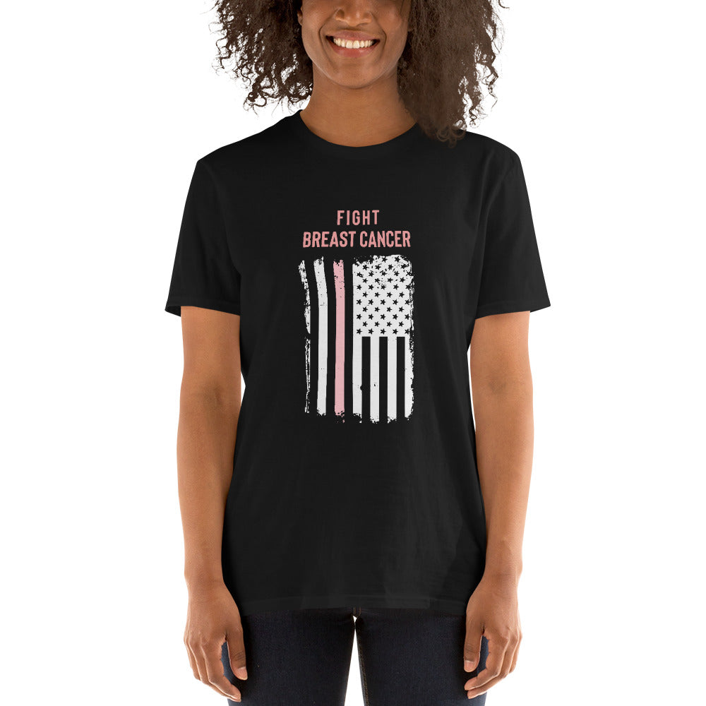 Breast Cancer Awareness Short-Sleeve Unisex T-Shirt - Fight Breast Cancer
