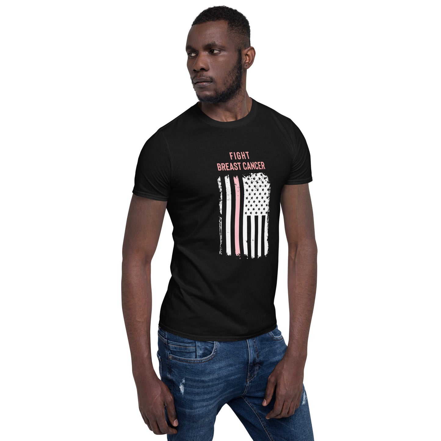 Breast Cancer Awareness Short-Sleeve Unisex T-Shirt - Fight Breast Cancer