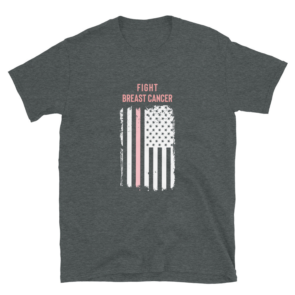 Breast Cancer Awareness Short-Sleeve Unisex T-Shirt - Fight Breast Cancer