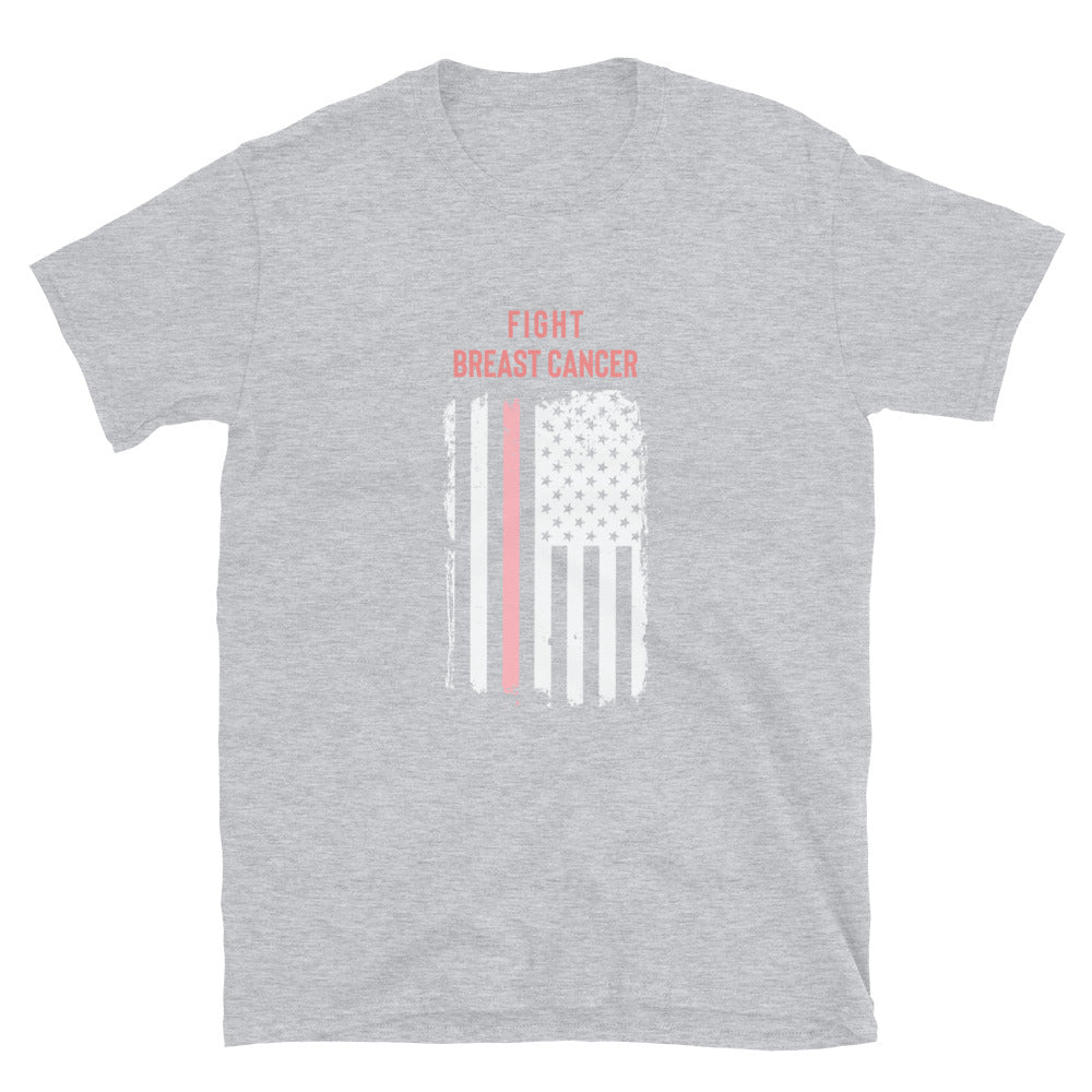 Breast Cancer Awareness Short-Sleeve Unisex T-Shirt - Fight Breast Cancer