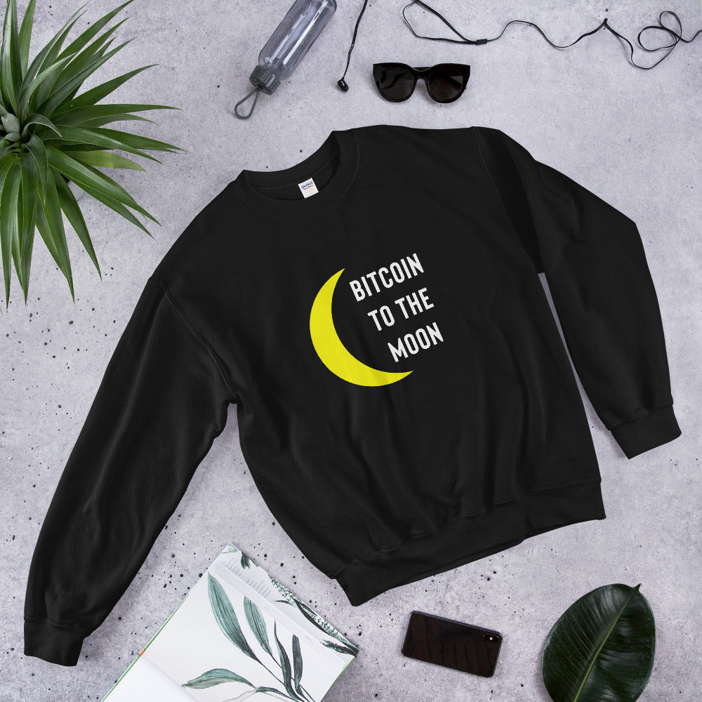 Bitcoin Shirt - Bitcoin Sweatshirt - Bitcoin To The Moon Sweatshirt - Bitcoin Gifts