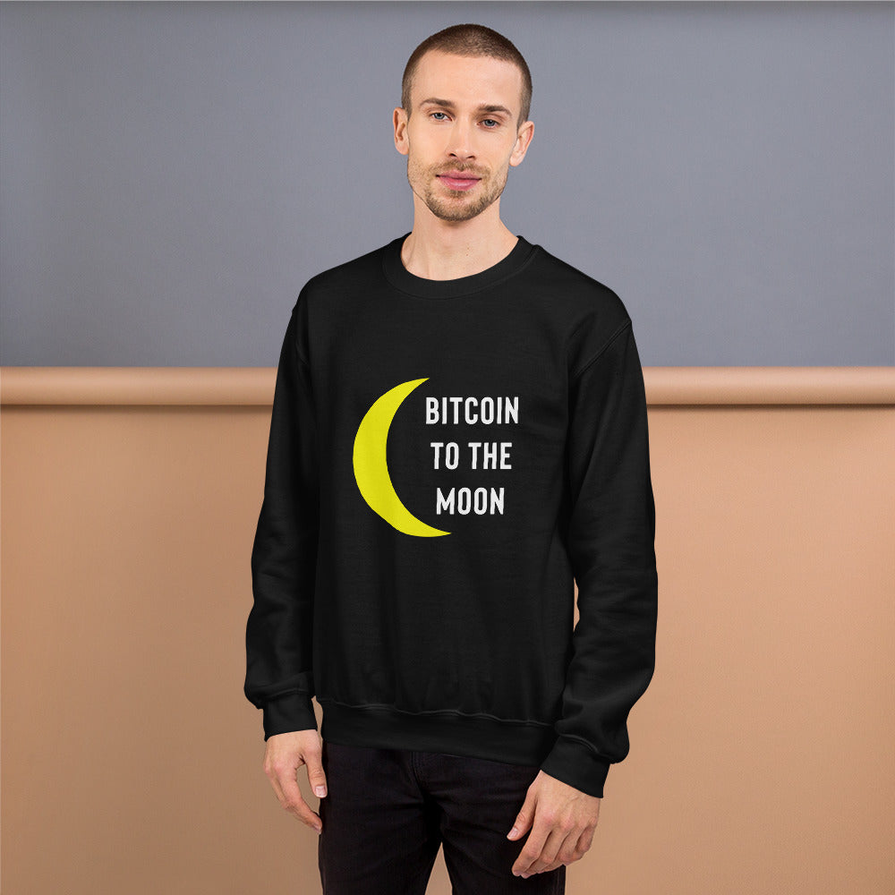 Bitcoin Shirt - Bitcoin Sweatshirt - Bitcoin To The Moon Sweatshirt - Bitcoin Gifts
