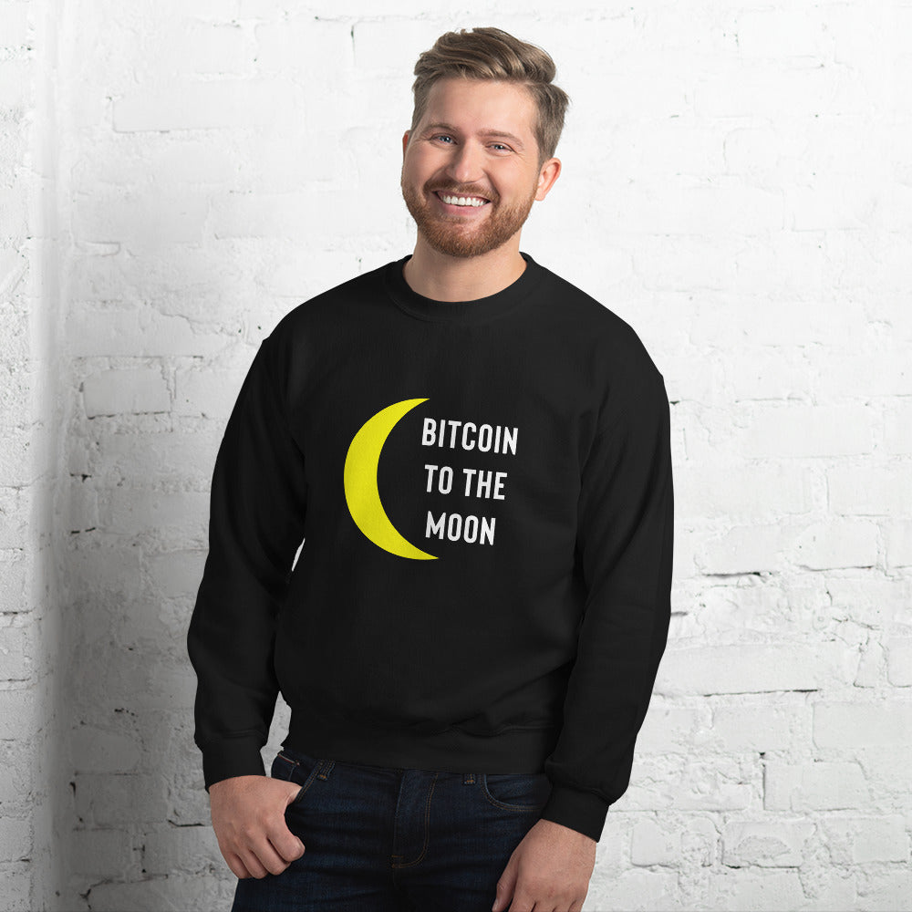 Bitcoin Shirt - Bitcoin Sweatshirt - Bitcoin To The Moon Sweatshirt - Bitcoin Gifts