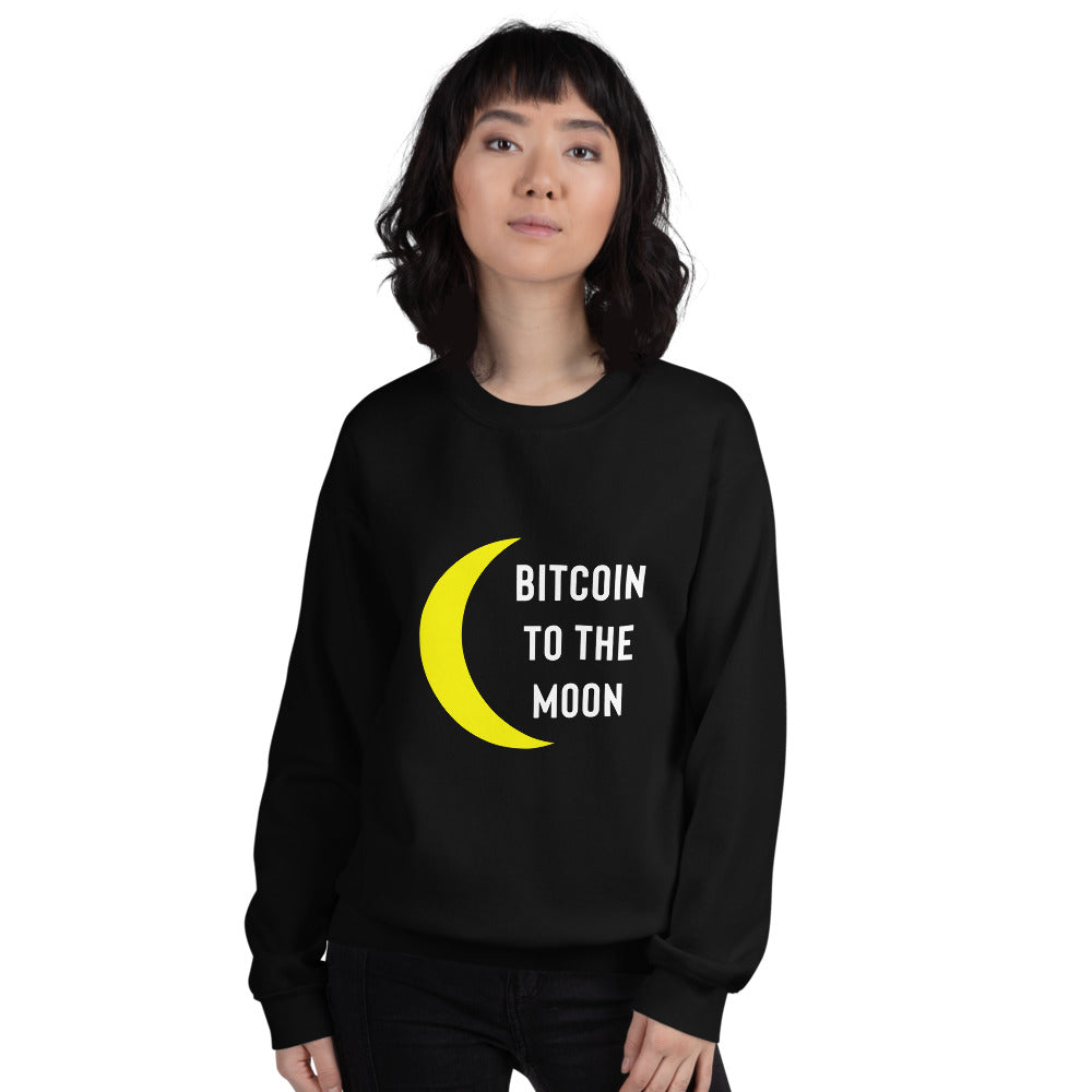 Bitcoin Shirt - Bitcoin Sweatshirt - Bitcoin To The Moon Sweatshirt - Bitcoin Gifts