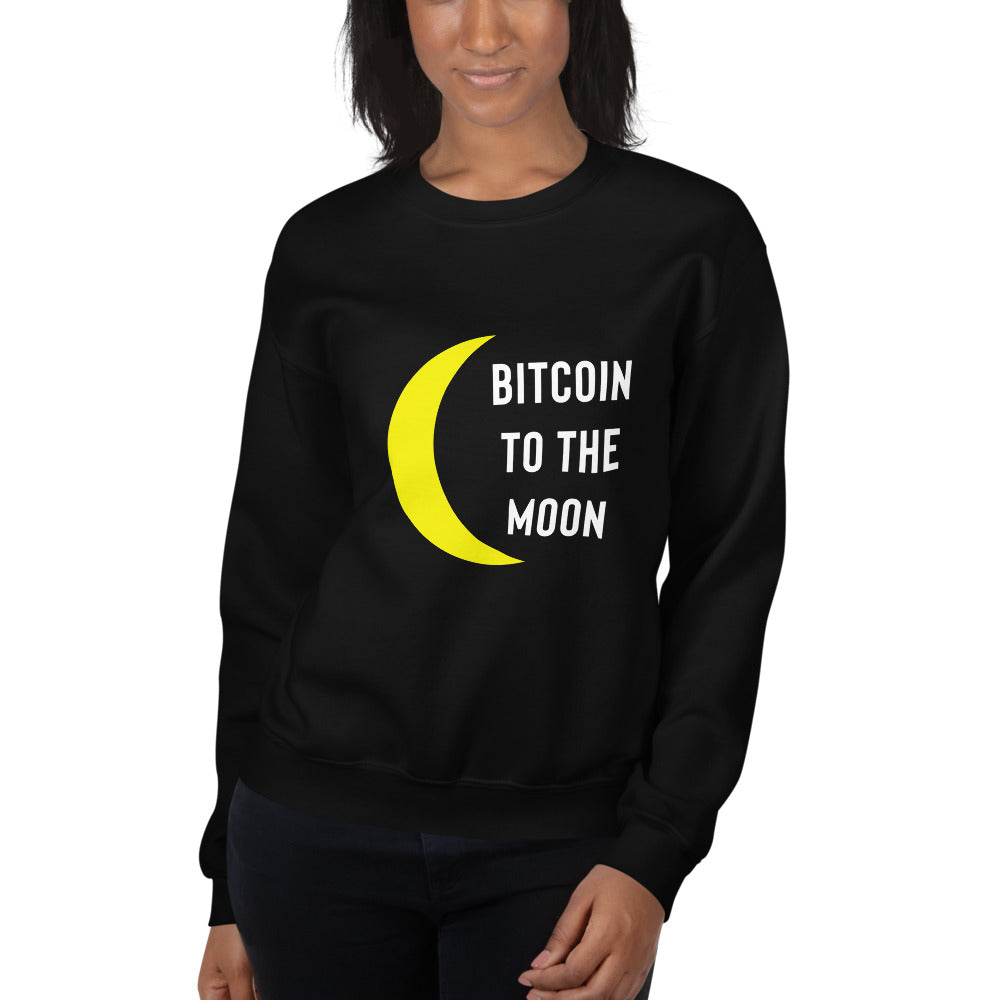 Bitcoin Shirt - Bitcoin Sweatshirt - Bitcoin To The Moon Sweatshirt - Bitcoin Gifts